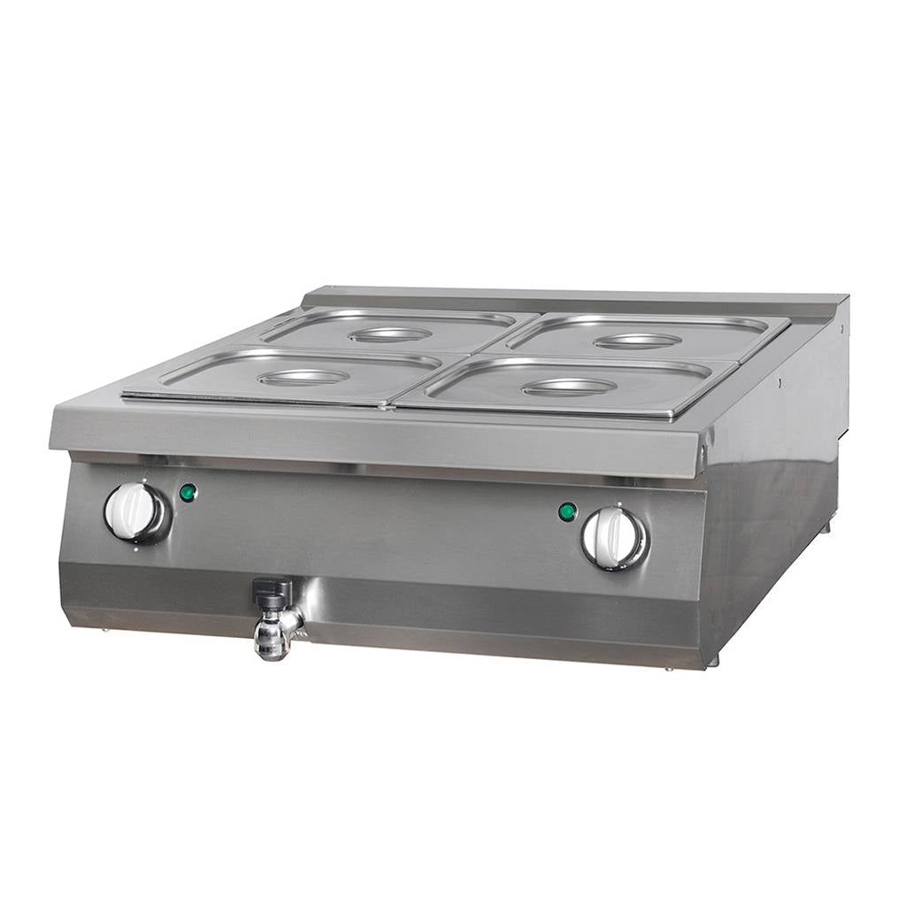 Heavy Duty Bagnomaria - Unità Doppia - Profondità 70cm - Elettrico