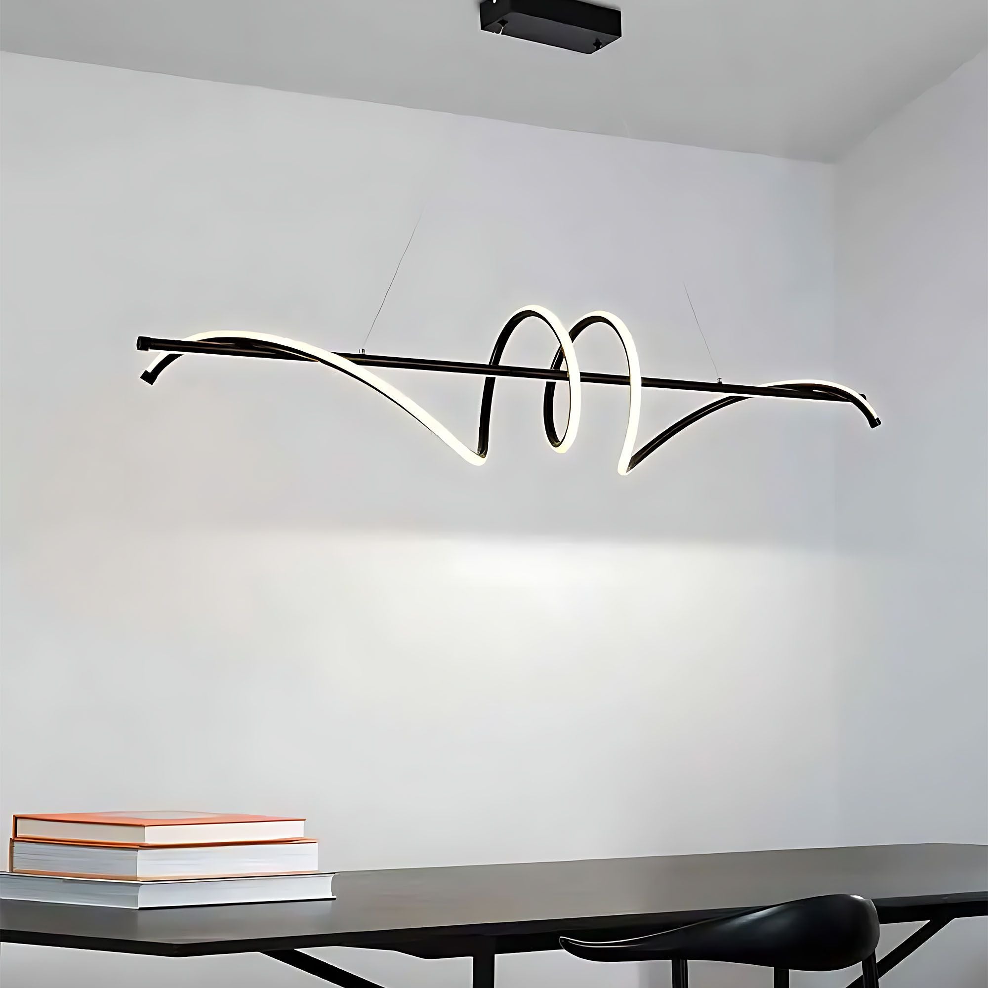 Lampa Wisząca Lhj023-cp 120 Cm Black