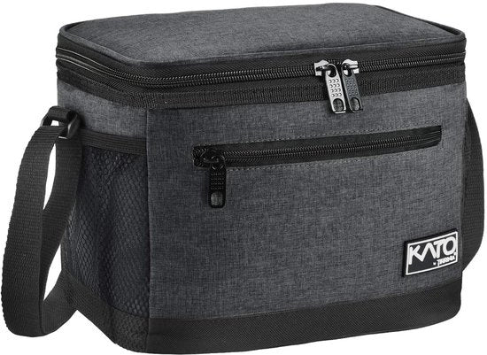 Tirrinia Opvouwbare Tas da 8L (15 Blikjes), Geïsoleerde Tas per il Lavoro, per la Strada, per l'Auto, per il Picnic, per il Mare, Mini Tas per Cibo, Tas Termica, Tas per la Colazione, Tas per Uomini, Donne, Bambini