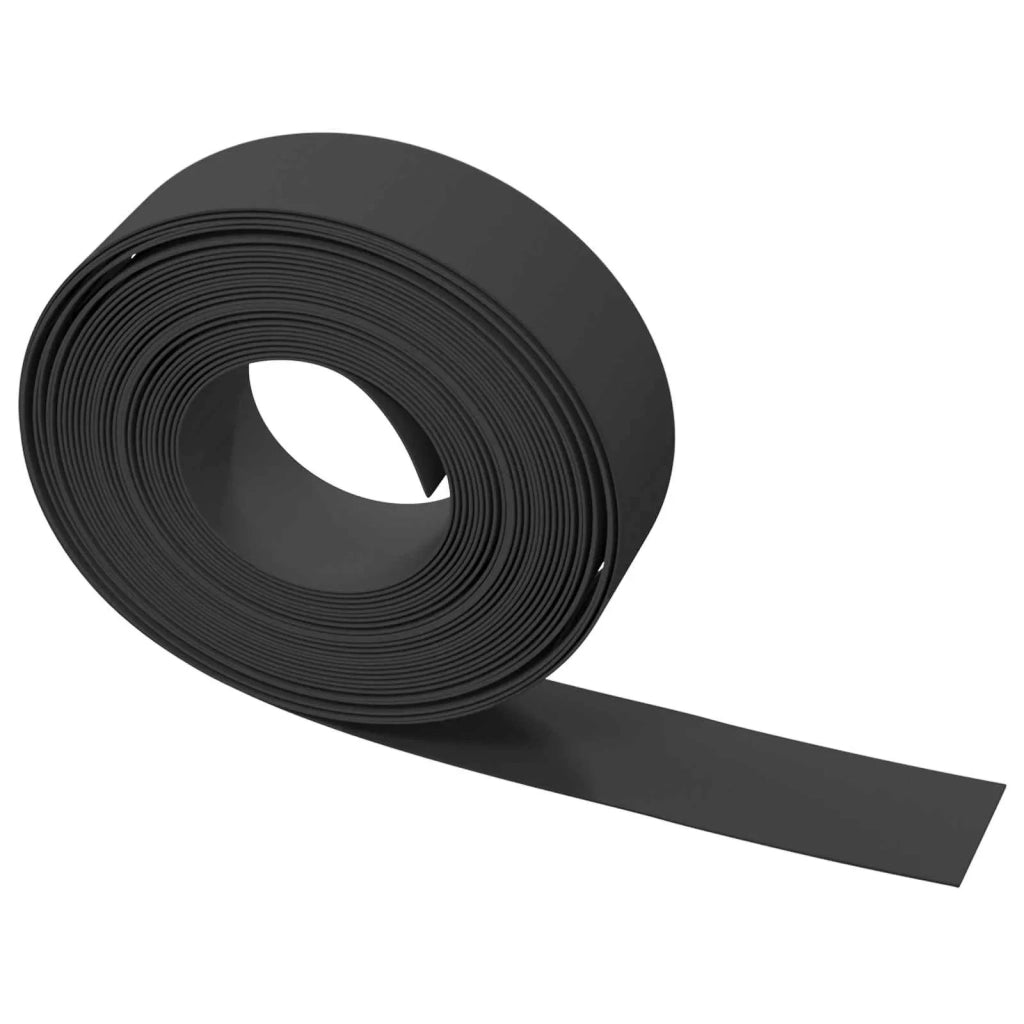 Bordatura per giardino 25 m 15 cm PE Nero 42036849