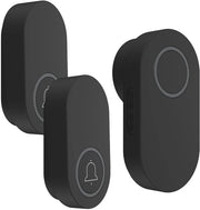 Deurbell' Wireless con Generatore Integrato e Sensore di Porta, 2 Trasmittenti + 1 Ricevitore