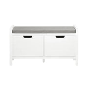 SoBuy Panca scarpiera 91x31x50cm FSR63-II-W