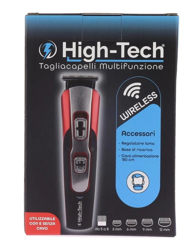 HIGH-TECH TAGLIACAPELLI MULTIFUNZIONE CON BASE 2W