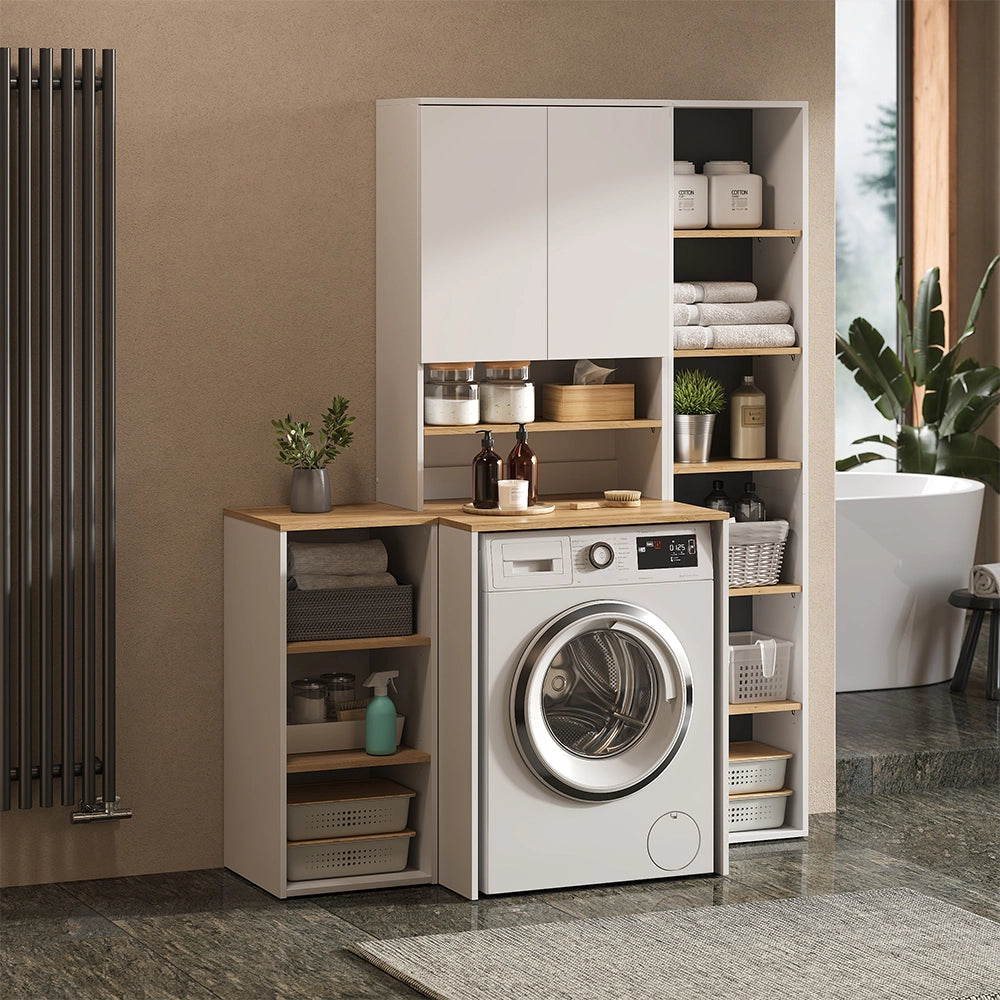 Vicco Mobile lavatrice Bianco/Artisan 68 x 88.2 cm