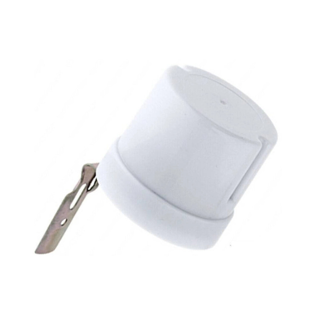 Trade Shop - Sensore Di Luce Luminosita' Crepuscolare Fotoelettrico 25a Ip44 Bianco Ycc1007 -