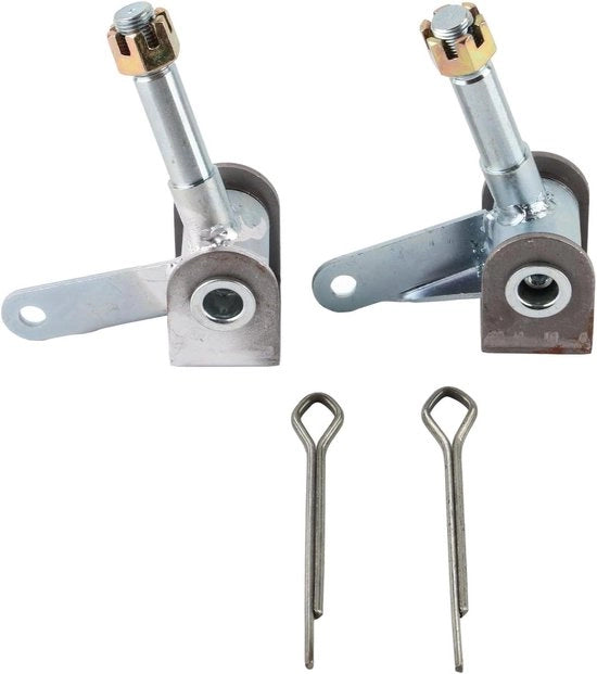 Set di supporto per motore in acciaio | 1 coppia M16 destro sinistro | adatto per Go Kart 110 125 150 200 250 | Alta Qualità & Durata