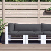 Cuscini per Pallet 3 pz Antracite in Tessuto 360944