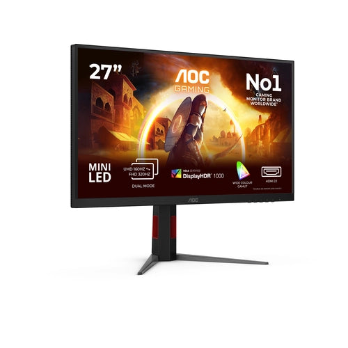AOC G4 U27G4XM Monitor PC 68,6 cm (27") 3840 x 2160 Pixel 4K Ultra HD LED Nero, Rosso