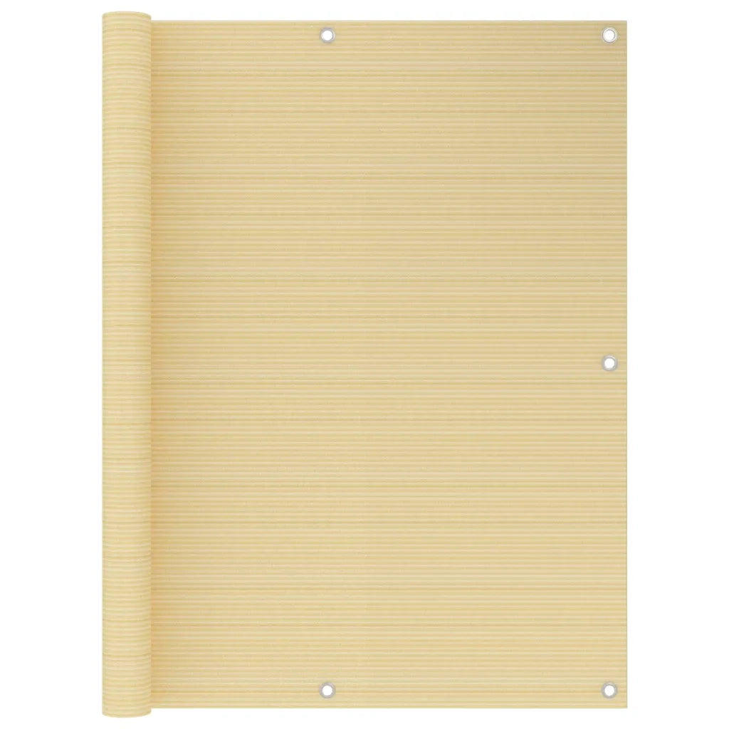 Paravento da Balcone Beige 120x600 cm in HDPE cod mxl 8834