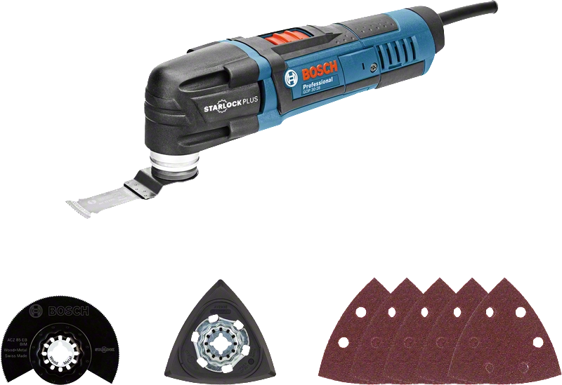 MULTIFUNZIONE STARLOCKPLUS BOSCH GOP 30-28 CON 3 ACCESSORI - 0601237001