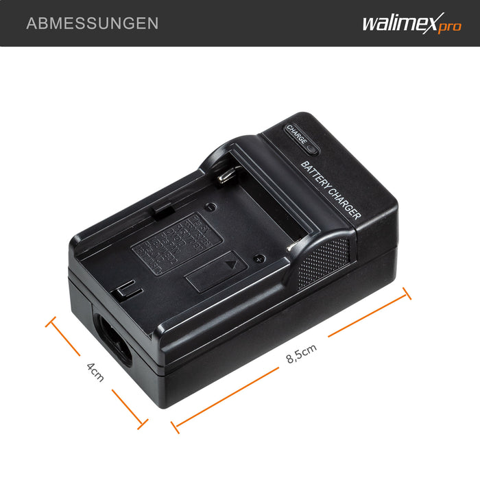 LED Niova 900 Plus DL con treppiede per lampada e 2 batterie NP-F