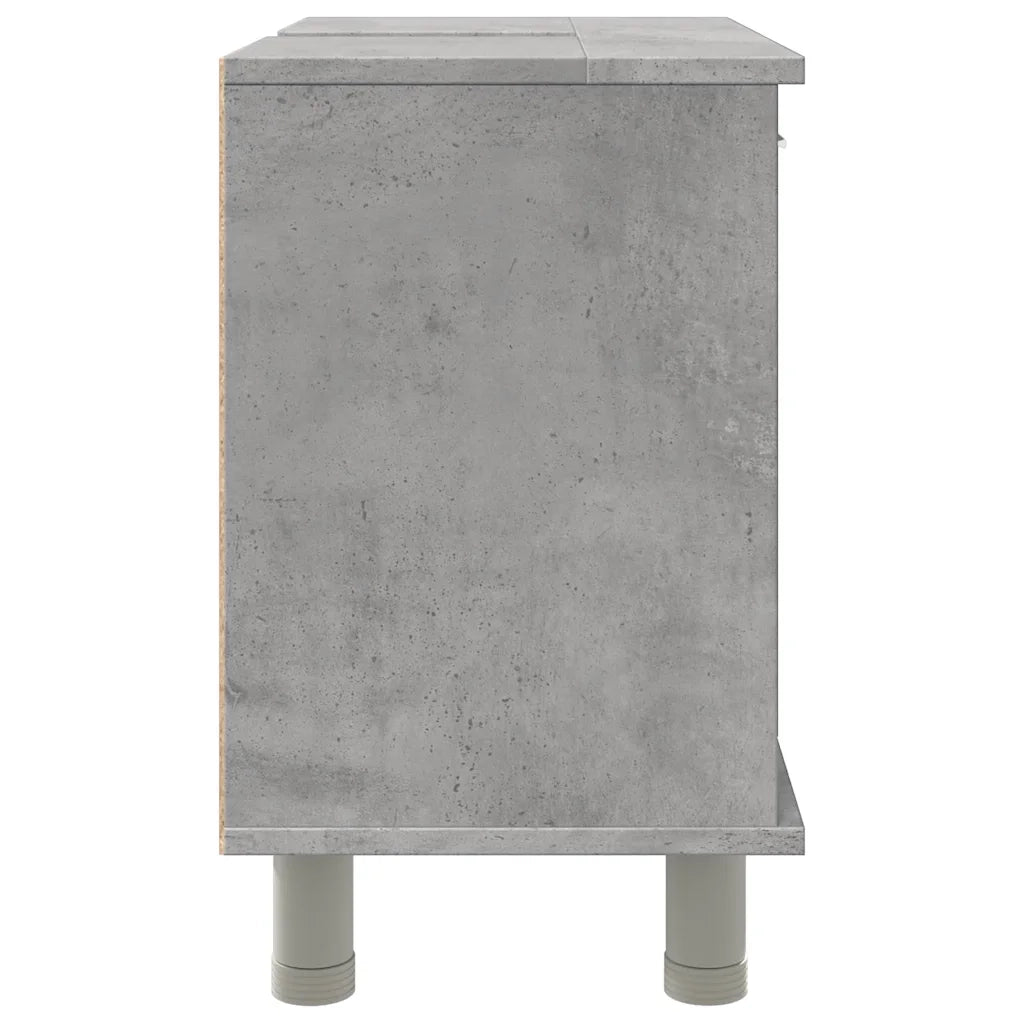 Mobile da Bagno Grigio Cemento 60x32x53,5 cm Legno Multistrato 856143