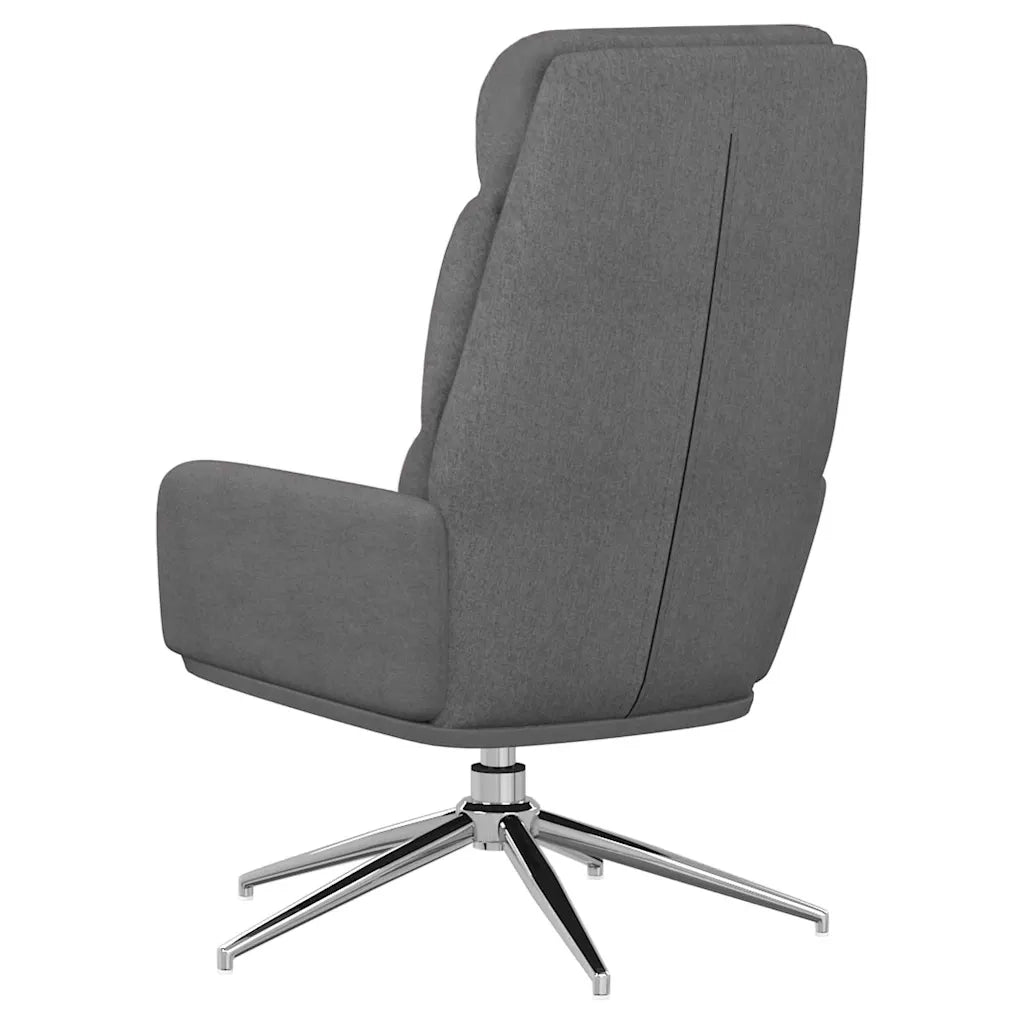 Divano Sedia-Poltrona Relax Grigio Chiaro in Tessuto 193329
