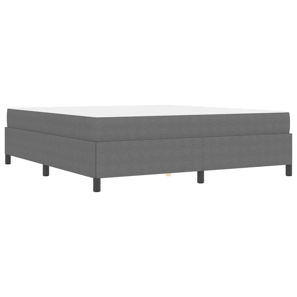 Struttura del letto Grigio chiaro 180 x 200 cm Tessuto