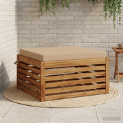 Cuscino per Sedia in Unico Pezzo SOEST 100% Poliestere Sabbia 944709