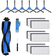 Accessori per aspirapolvere robot di alta qualità - 6 setole - 6 filtri - 1 setola principale - 1 tagliente - duraturo e efficiente - accessori per aspirapolvere