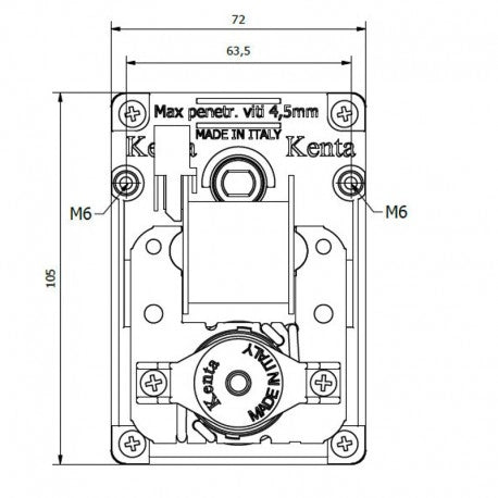 Motoriduttore Kenta K9177256