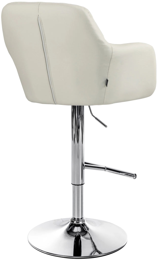 Barhocker Natoma Kunstleder chrom