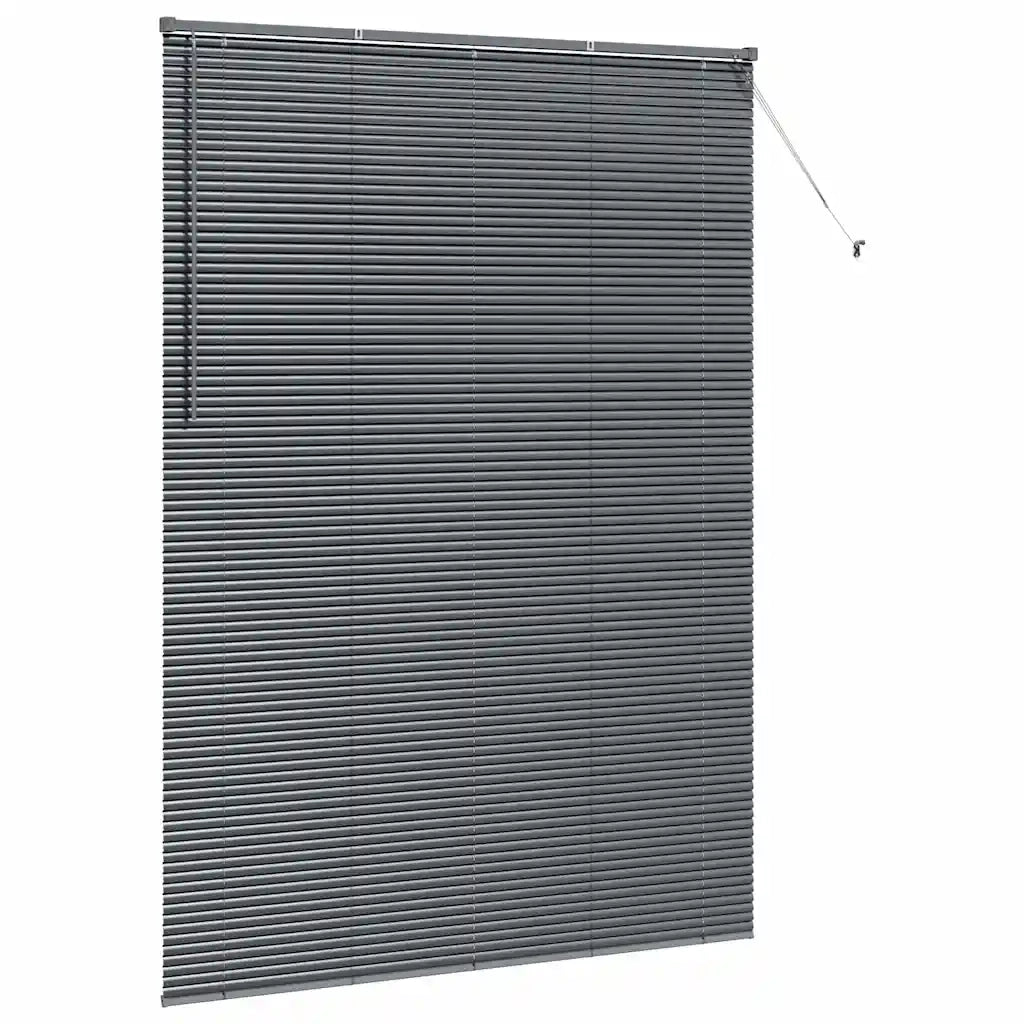 Tendaggi a veneziana Grigio scuro 220 x 160 cm Alluminio 42006109