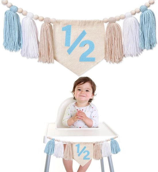 Decorazione per Festa di Compleanno - Sedia a Slinga per Festa - Decorazioni per Festa di Mezzo Anno - Banderuola per Festa di Mezzo Anno - Decorazioni per Festa - Sedia a Slinga per Ragazzi - Festa da Ricordare - Banderuola per Festa di Compleanno