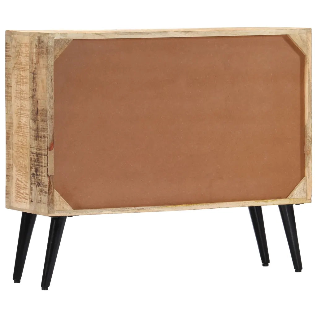 Credenza | Madia | Buffet da pranzo | Armadio da pranzo 88x30x73 cm in Legno Massello di Mango