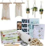 Kit di macramè per principianti e adulti - Set completo per realizzare un portapianta in macramè