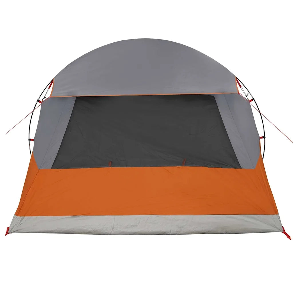 Tenda a Cupola per 4 Persone con tetto Grigio e arancione 42001022
