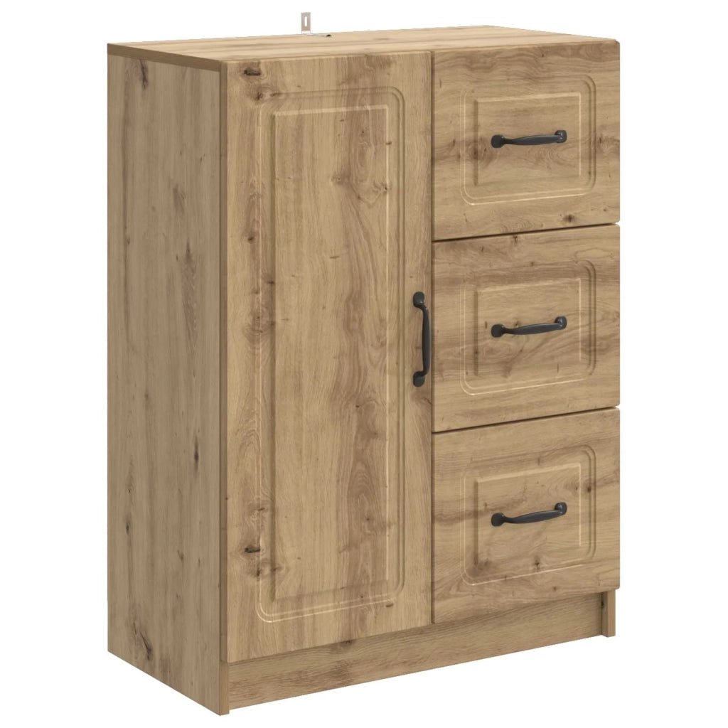 Credenza con cassetto Rovere Artigianale 66 x 34,5 x 87 cm 895784