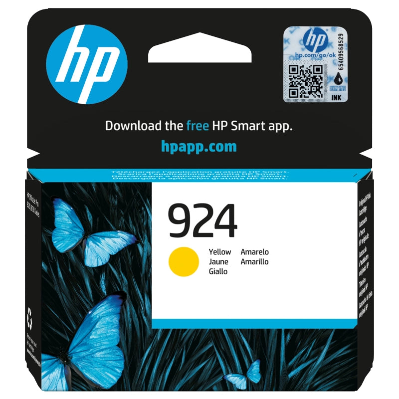 HP 924 YELLOW (4K0U5NE) - CARTUCCIA ORIGINALE