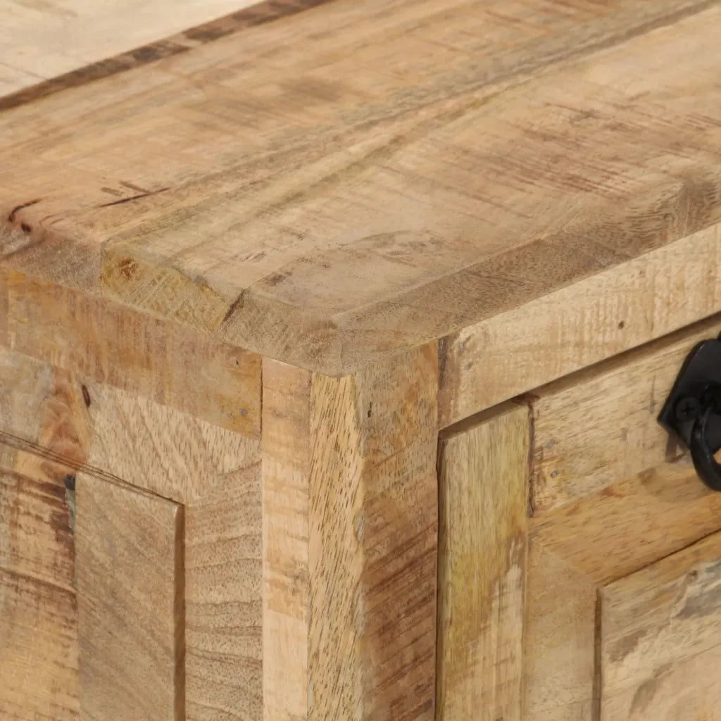 Panca con Scarpiera 85x40x45 cm in Legno Massello di Mango 337827