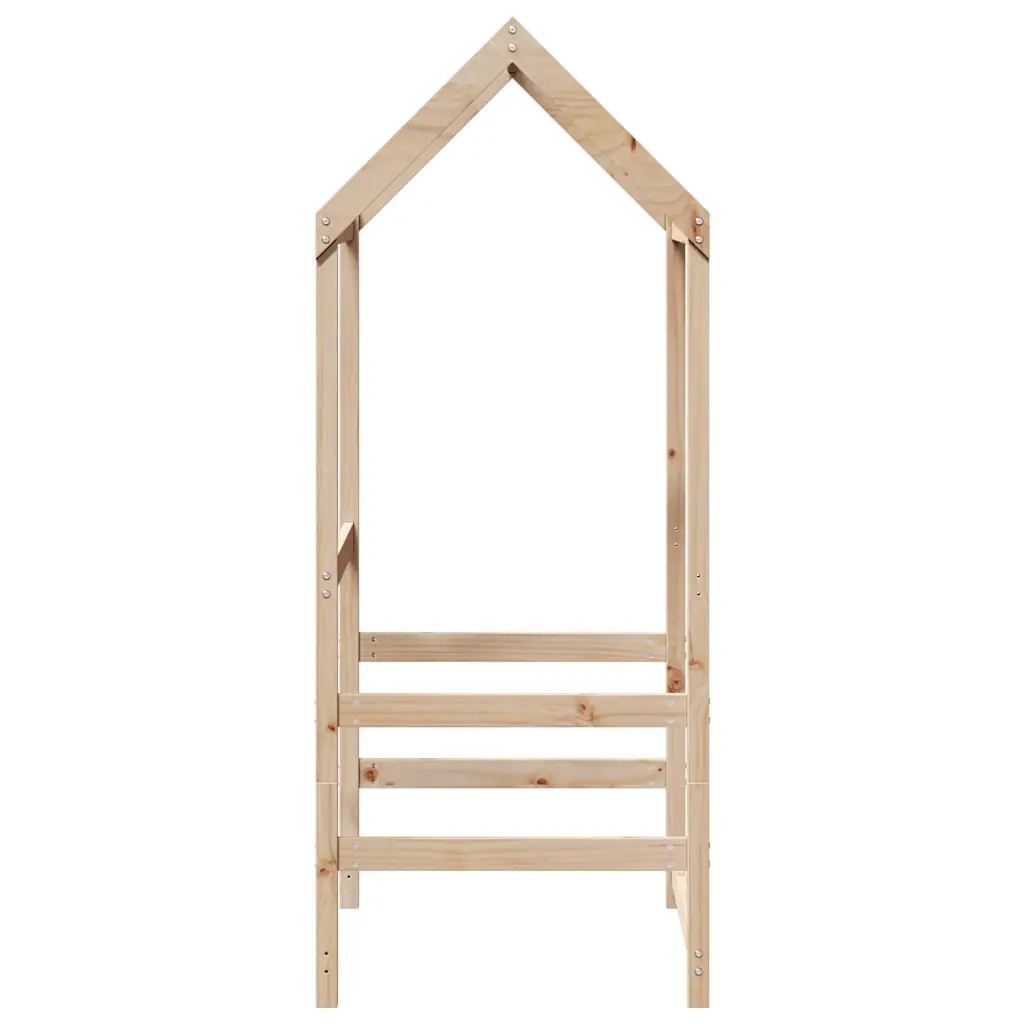 Tetto per Letto Bambini 98x70x176,5 cm Legno Massello di Pino