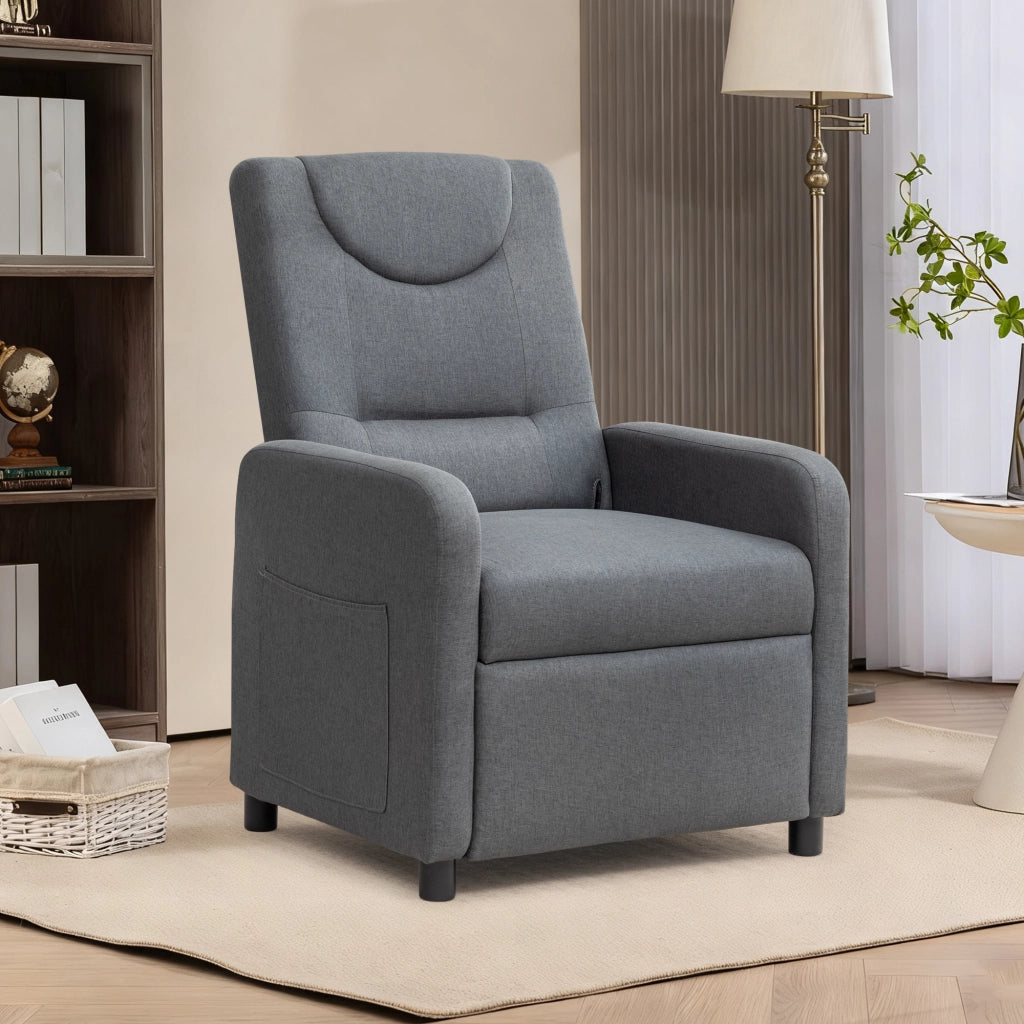 Poltrona Relax Reclinabile ¨C Xylo ¨C Grigio Scuro