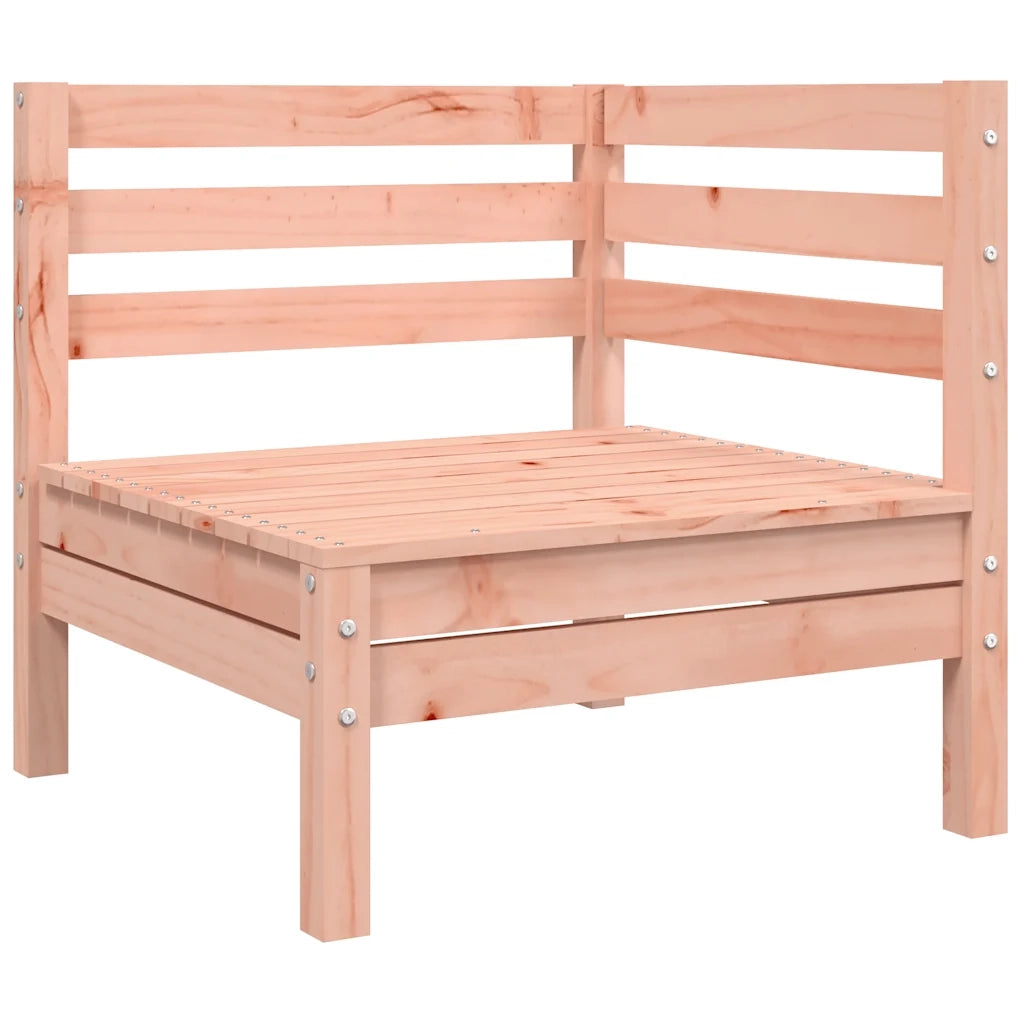Divano Angolare da Giardino con Cuscini Legno Massello Douglas 838151
