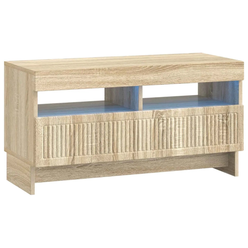 Mobile TV LED a 5 pezzi Rovere Sonoma Legno ingegnerizzato 3416417