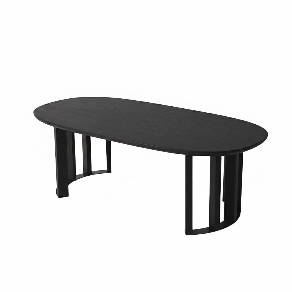 Tavolino in legno "Elysia" - 120 x 60 x 40 cm - Nero