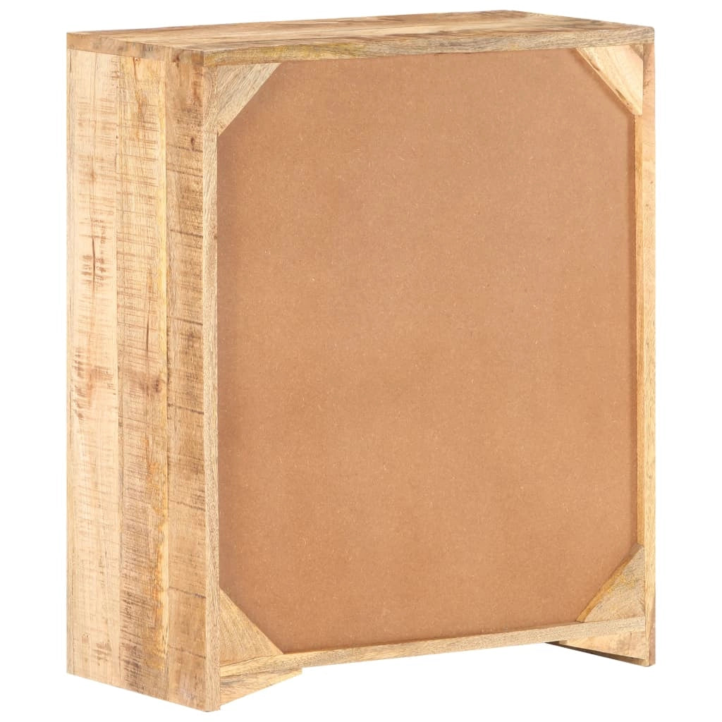 Credenza cassettiera cassettiera mobile contenitore organizer cucina soggiorno soggiorno 59 x 33 x 75 cm legno di mango grezzo marrone 02_0029595