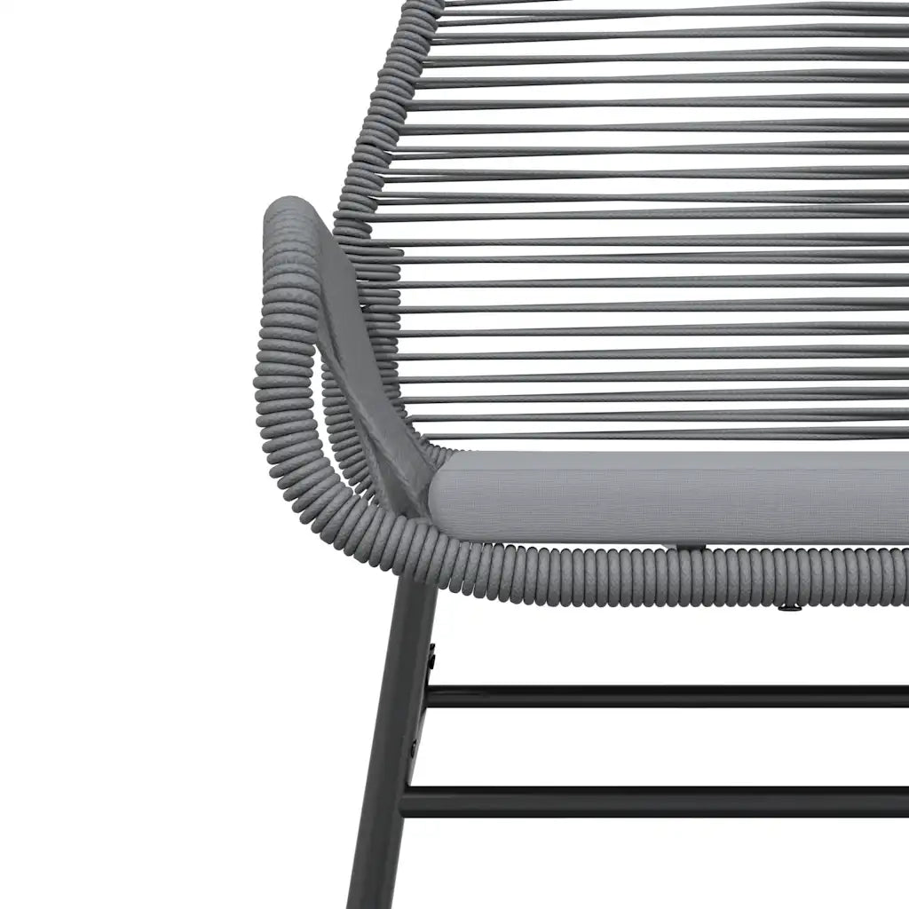 Set da Pranzo da Giardino 5 pz | Set Salotto da Giardino con Cuscini Polyrattan Vetro
