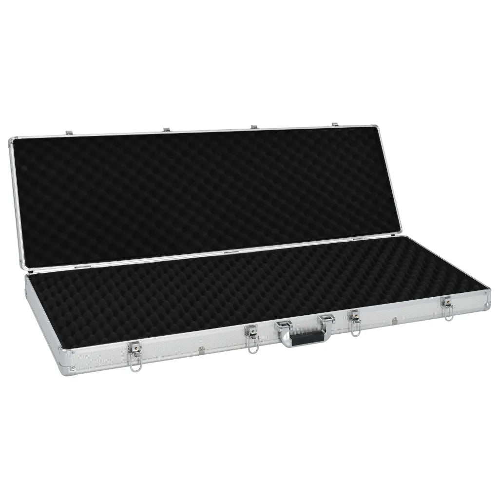 Custodia per Pistola Argento 118x38x12 cm in Alluminio 91862