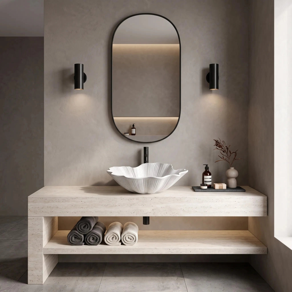 Lavabo Da Appoggio Rea Flower