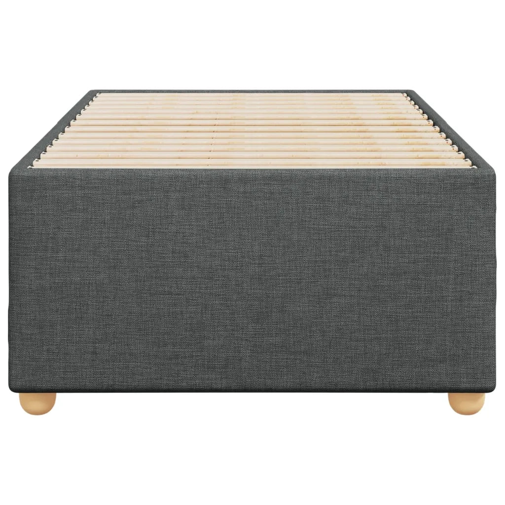 Giroletto senza Materasso Grigio Scuro 90x190 cm Tessuto 3284695
