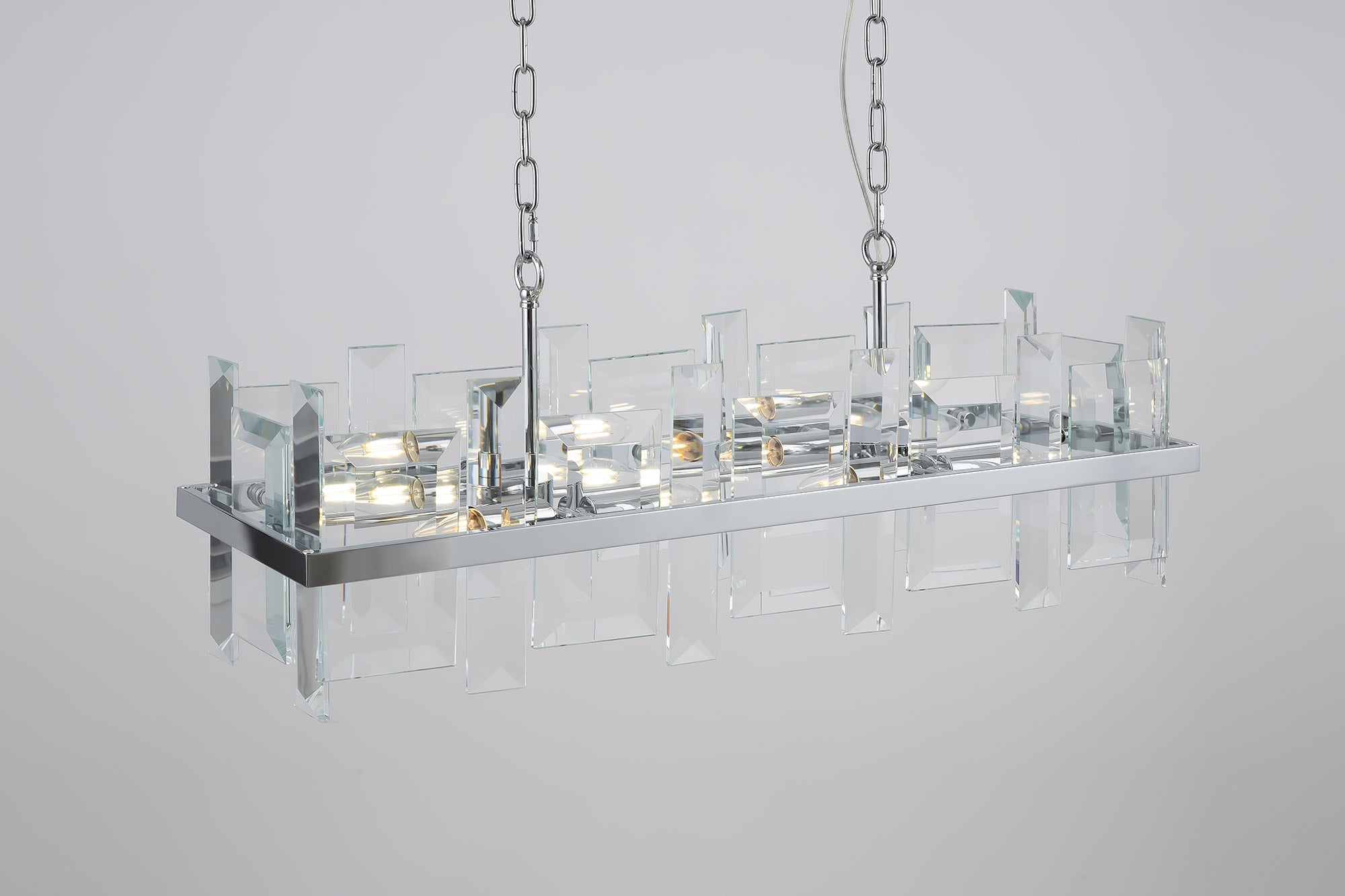 Lampada pendente Modern in Metallo Cerezo Cromo