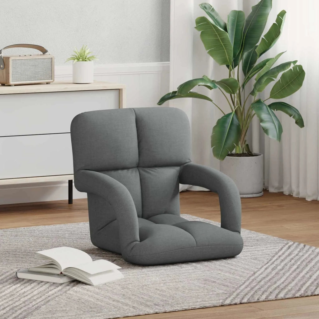 Sedia a pavimento regolabile Grigio Scuro 58 x 62 x 58 cm 42028126