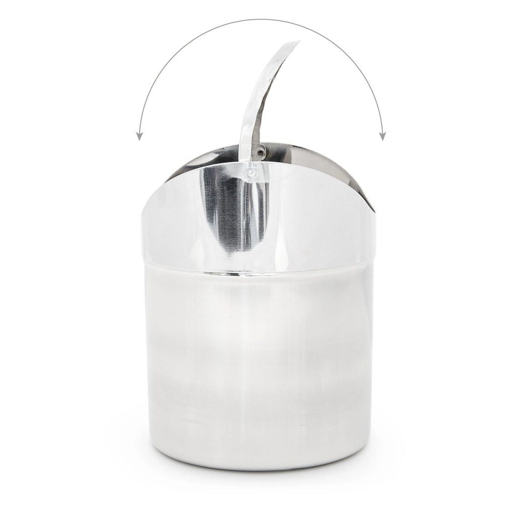 Pattumiera da tavolo in acciaio inox da 1,2 litri con coperchio basculante 13_0002326