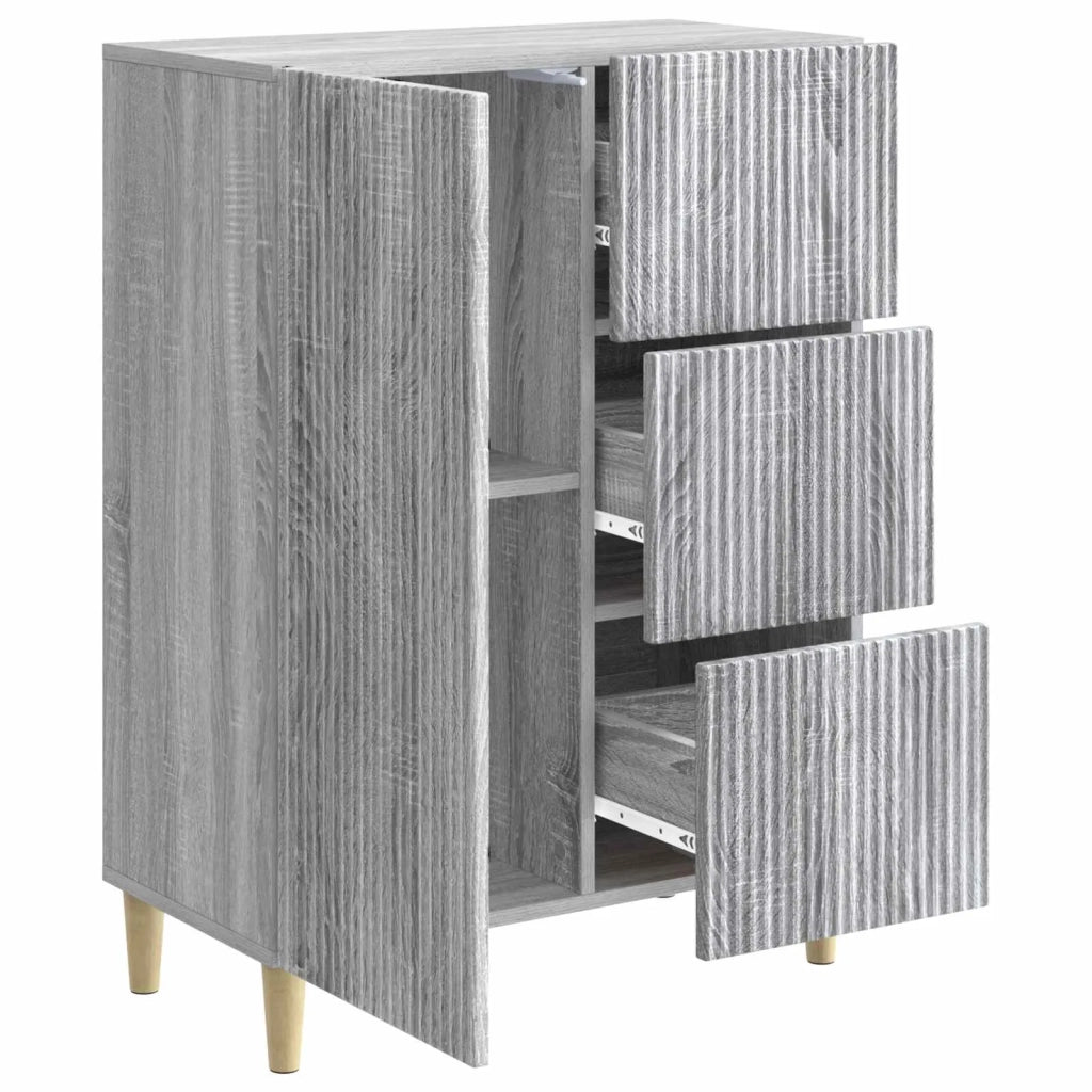 Credenza Grigio Sonoma 66 x 34,5 x 90 cm Legno ingegnerizzato 894631