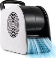 130W Ventilatore ad Alta Velocità, Ventilatore Essiccatore con 3 Velocità e Testa Pivotante a 185° per Asciugatura, Raffreddamento e Ventilazione, per Casa Garage Palestra