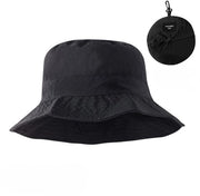 Cappello impermeabile per donna, cappello da pesca per donna e uomo, cappello per emmer, cappello da sole per donna, ripiegabile e portatile per esterni, estate, colore nero.