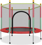 Trampolino per bambini - Trampolino con rete di protezione - Divertimento sportivo per interni