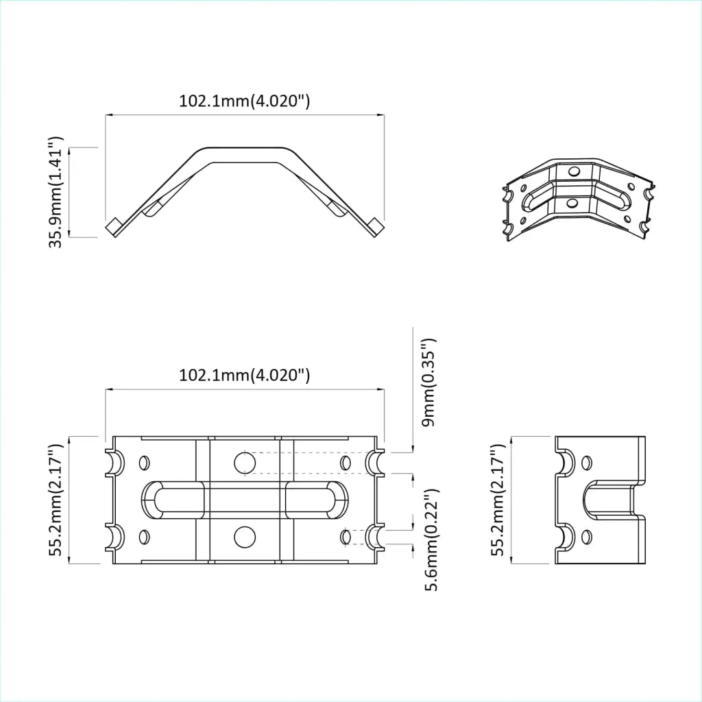 Supporto 12 pz Zincato 106 x 55 x 1,5mm Acciaio CFW3050490