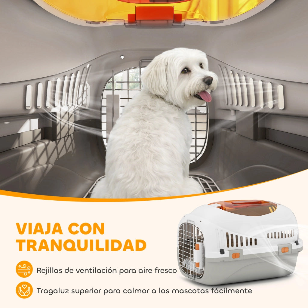 Trasportino per Animali Domestici ¨C zephmum ¨C Grigio Chiaro
