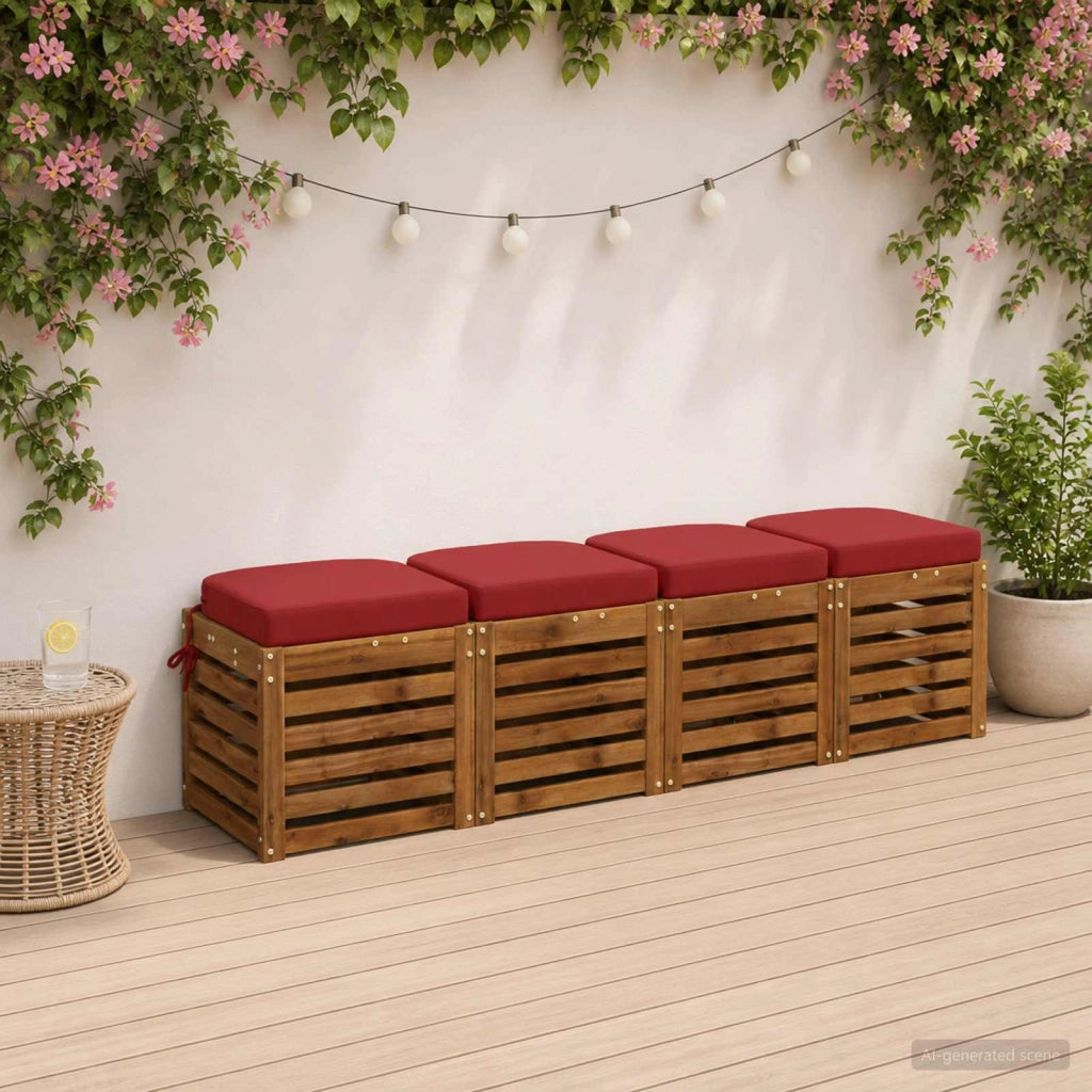 Cuscini per sedile a 4 pezzi SOEST 4 pcs 100% Poliestere 945222